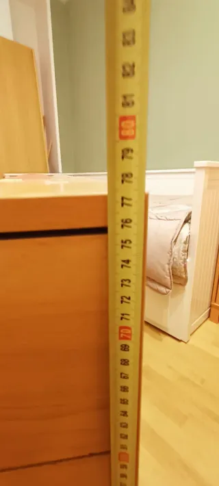 Cajonera de madera para armario