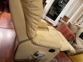 Sillón masaje y calefactor beige