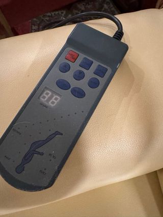 Sillón masaje y calefactor beige