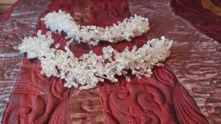 ✨ Pack de 2 Tocados de novia elegante y artesanal