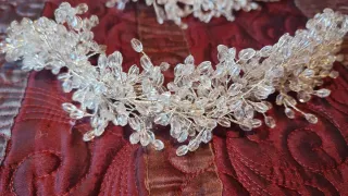 ✨ Pack de 2 Tocados de novia elegante y artesanal