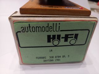 Modellino Ferrari 308 GTB4 Gr.5 Daytona 81 1/43