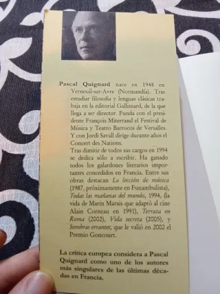 La frontera.Pascal Quignard(Editorial Funambulista