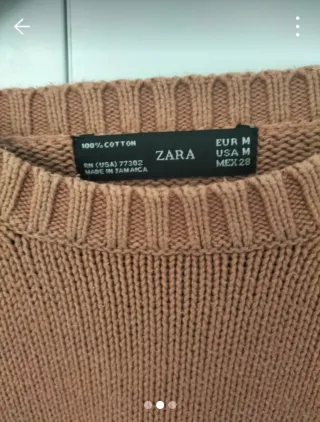 Jersey marrón mujer