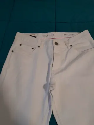 Vaqueros Tommy Hilfiger W31 L34 blancos