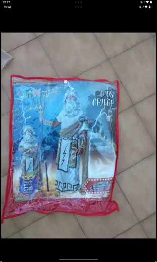 Disfraz Dios Griego Talla 10/12 Años