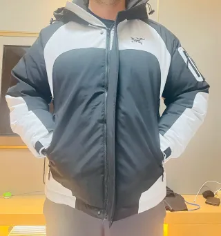 Chaqueta Invierno Arc'teryx XXL Negra/Blanca