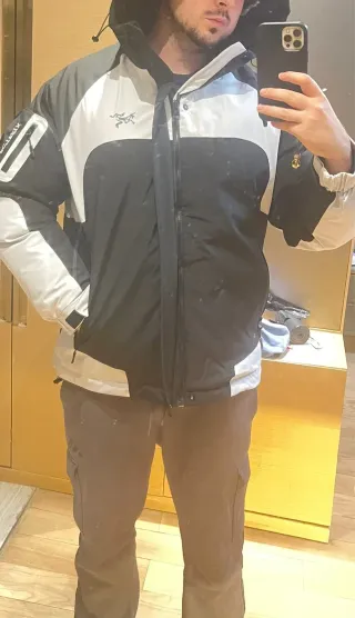 Chaqueta Invierno Arc'teryx XXL Negra/Blanca