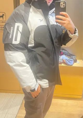 Chaqueta Invierno Arc'teryx XXL Negra/Blanca