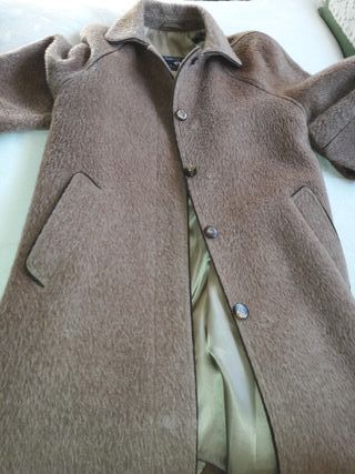 Abrigo Loden Alemán Marrón/Oliva