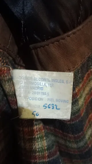 Cazadora ante marrón suave forrada