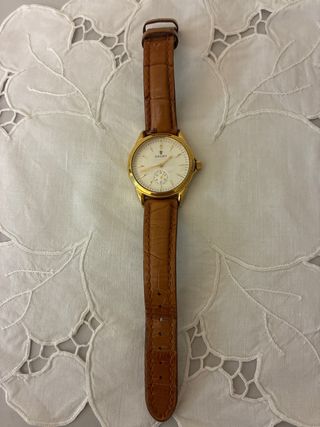 Reloj CAUNY Dorado y Marrón