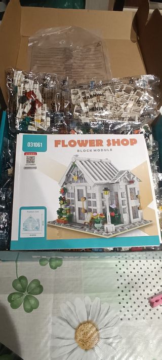 Bloques Construcción tipo lego Flower Shop XMORK
