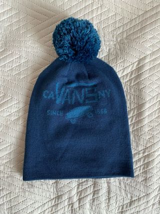 Cappello Vans con pon pon, taglia unica, blu