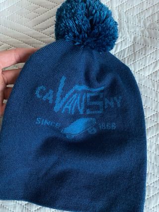 Cappello Vans con pon pon, taglia unica, blu