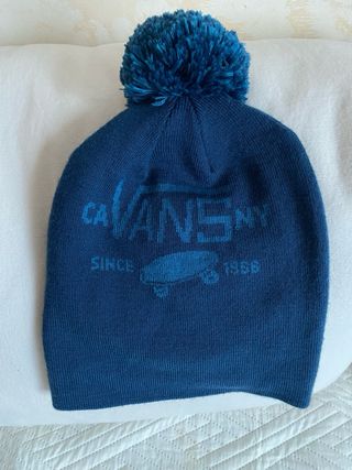 Cappello Vans con pon pon, taglia unica, blu