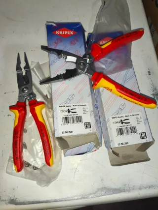 2 Alicates Electricista Knipex 13 96 200 Nuevos
