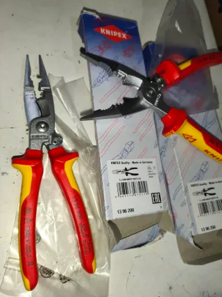 2 Alicates Electricista Knipex 13 96 200 Nuevos