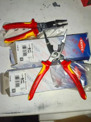 2 Alicates Electricista Knipex 13 96 200 Nuevos