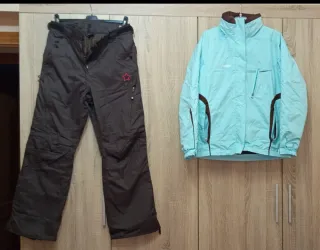 Conjunto esquí chaqueta y pantalón mujer
