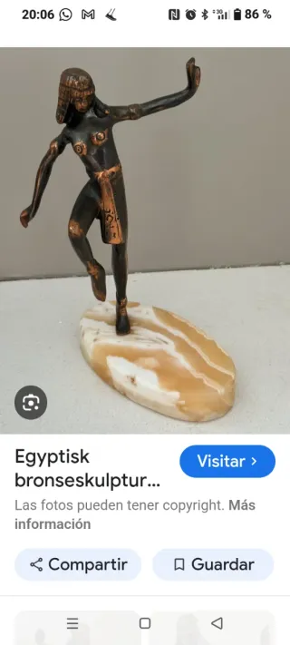 Escultura Egipcia Bronce