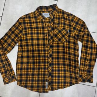 Camisa Carhartt cuadros amarillo y negro