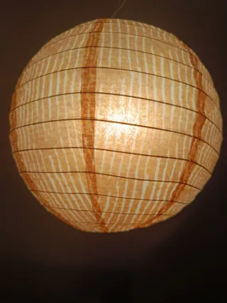 Lámpara de papel china pequeña
