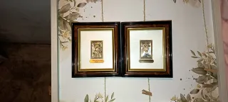 Virgen de la Salud y Cristo del buen suceso plata