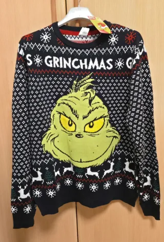 Jersey El Grinch Hombre Talla S