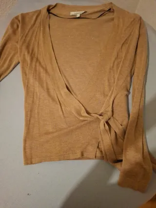 Jersey Trucco brillante cruzado