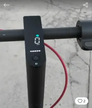 Patinete eléctrico poco uso y garantía 2 añoymedio