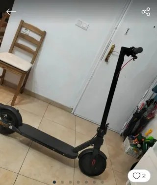 Patinete eléctrico poco uso y garantía 2 añoymedio