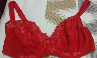 Sujetador Simone Perele Rojo Encaje
