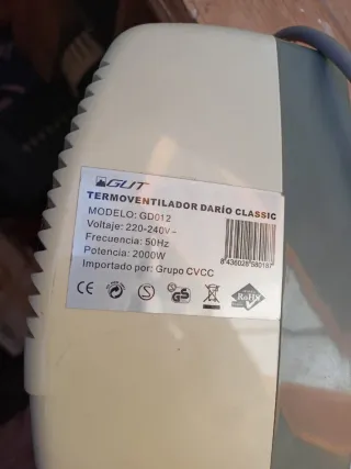 Calefactor de baño Dario