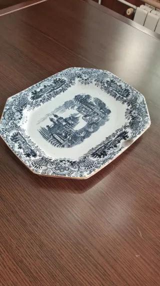 Bandeja Loza La Cartuja Sevilla Pickman Vistas