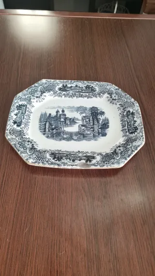 Bandeja Loza La Cartuja Sevilla Pickman Vistas