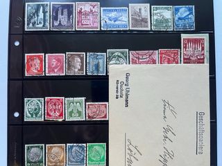 Sellos Tercer Reich/Adolf Hitler Usados +Carta