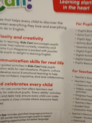 KIDS CAN! 1 Activity and Digital Activity