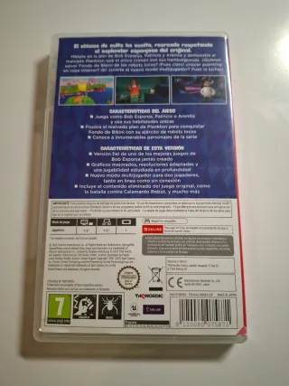 Juego Nintendo Switch Bob Esponja Rehydrated