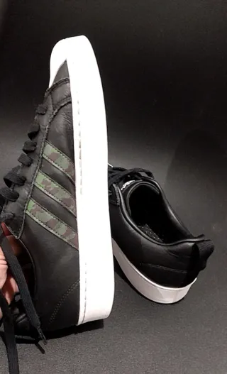 Adidas Zapatillas Deportivas Negras y Verdes