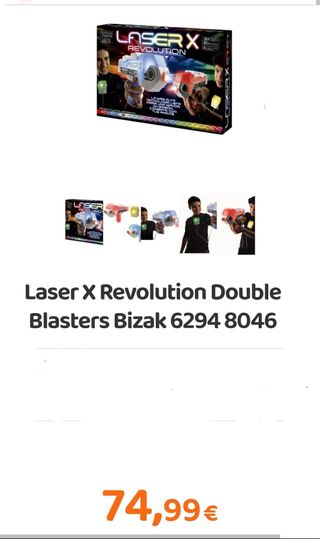 Set Doble Pistolas Láser X Revolution