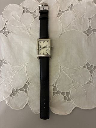 Reloj Cauny Cuadrado Correa Negra