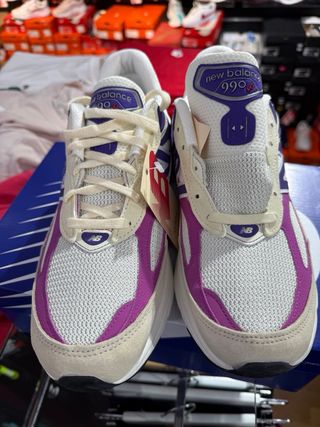 New Balance 990 Beige/Morado