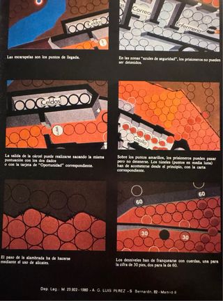 Fuga de Colditz Juego de Mesa 1980