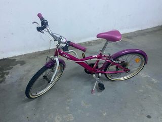 Bicicleta niña rosa
