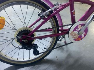 Bicicleta niña rosa