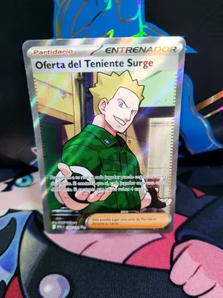 Carta Pokémon Oferta del Teniente Surge