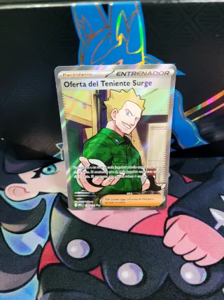 Carta Pokémon Oferta del Teniente Surge