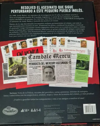 Juego de mesa Cold Case: Una Historia de Muerte