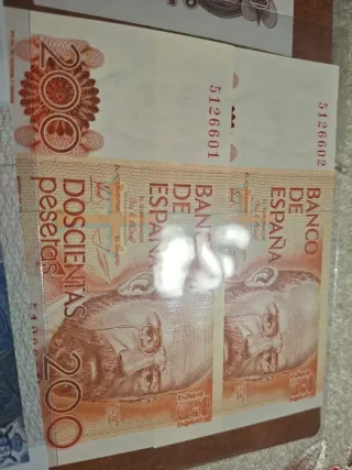 Lote Billetes España Pesetas